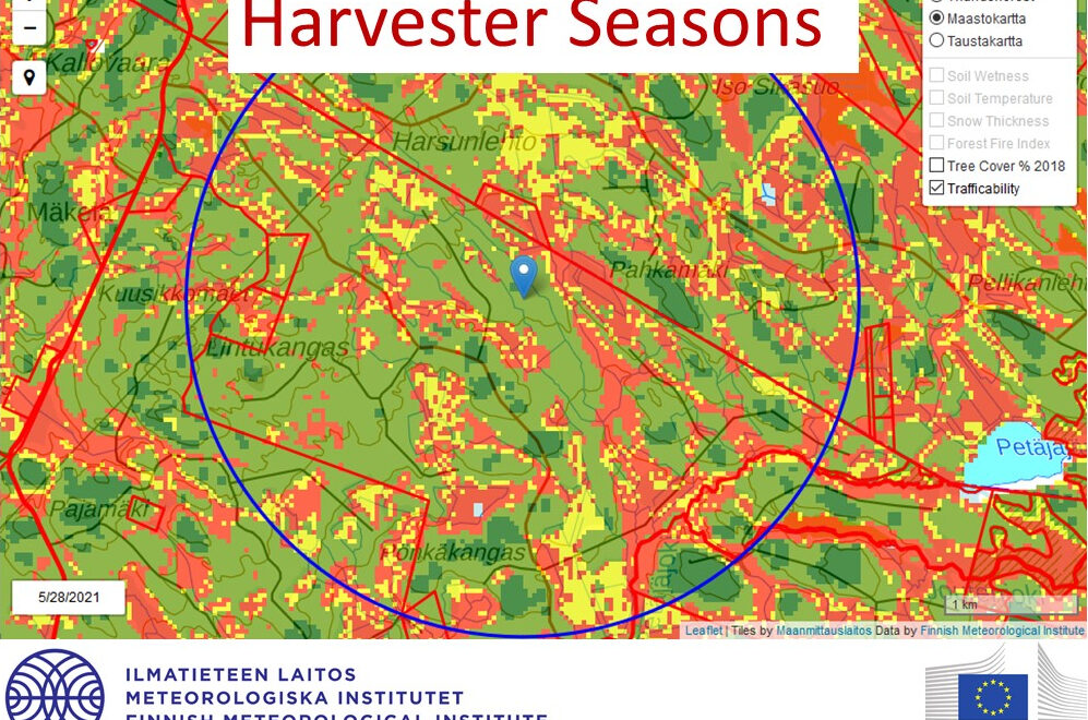 Harvester Seasons – a forestry service supporting climate smart operations